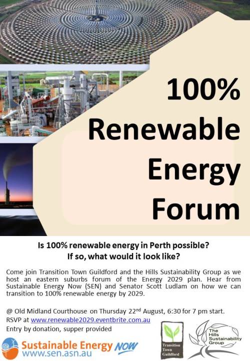 Renewable Energy forum poster
