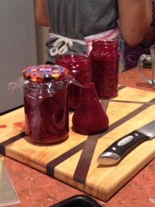 Pickled beetroot