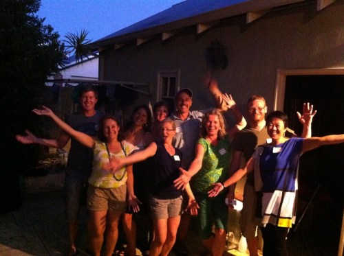 The intrepid Mount Hawthorne initiating group post meeting.