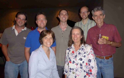 Members of the Guildford Energy initiating team: Ben, Ash, Emily, Peter, Jenny, Bernhard & Rod