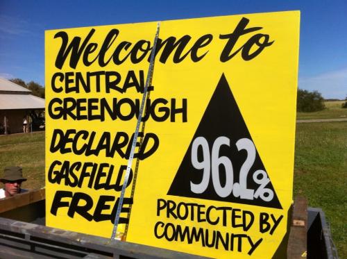 Greenough gasfield free